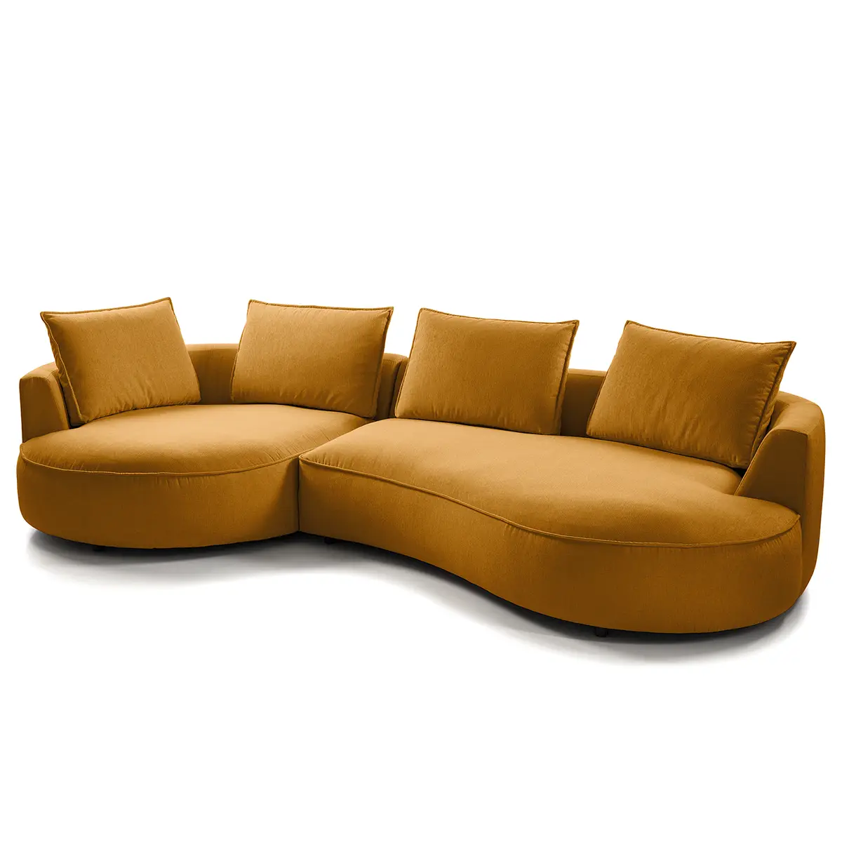 Bigsofa Gelb Webstoff Saia | Gelb