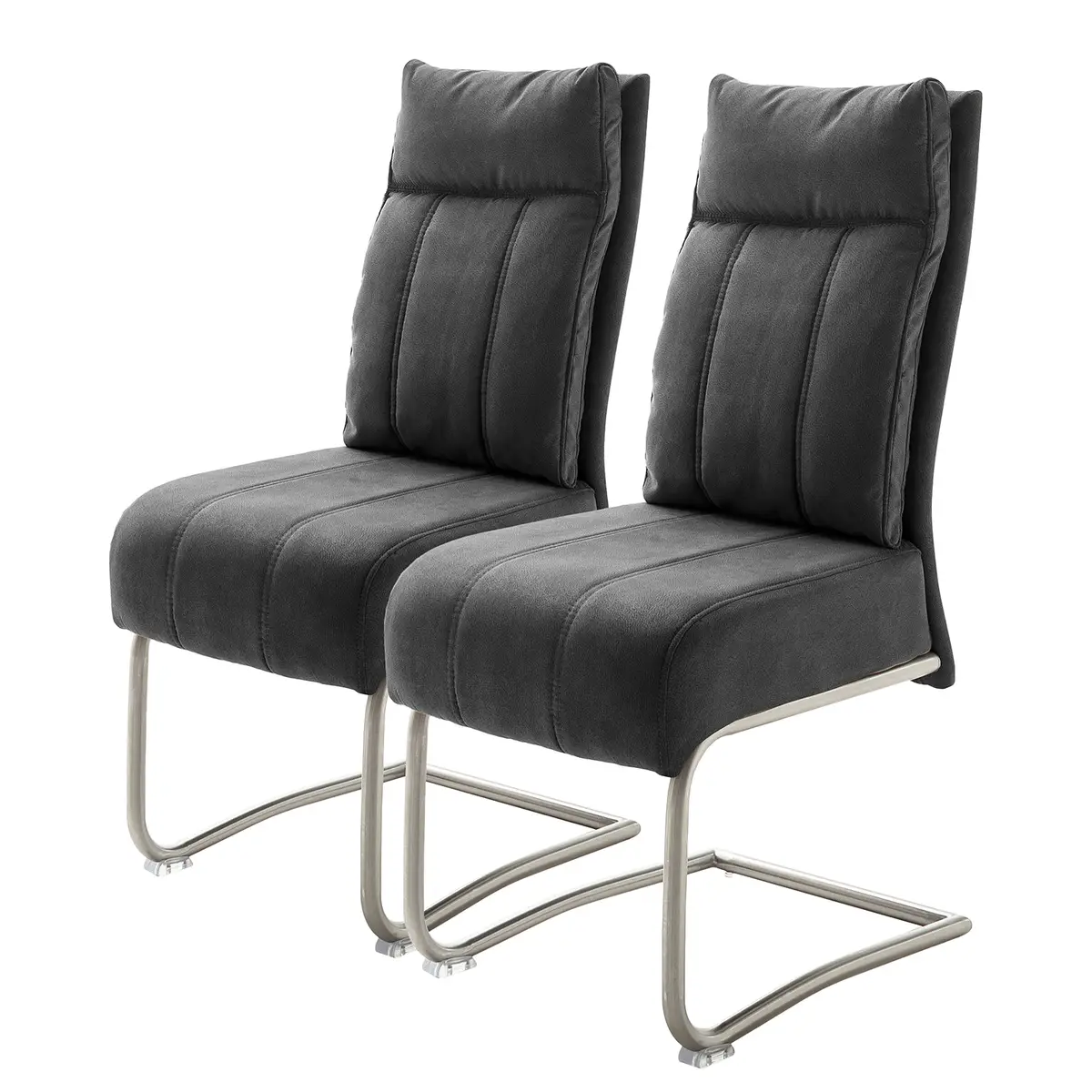 Freischwinger Crowan 2er-Set | Grau