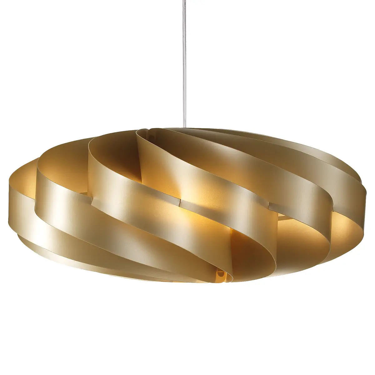 Pendelleuchte Flat | Gold