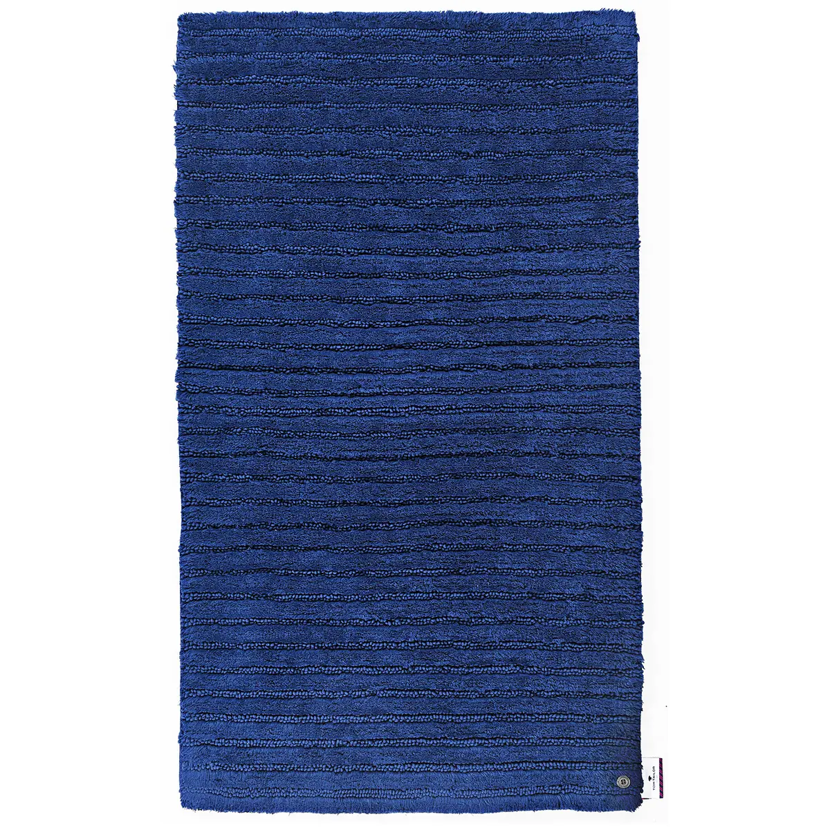 Badematte Cotton Stripe | Blau