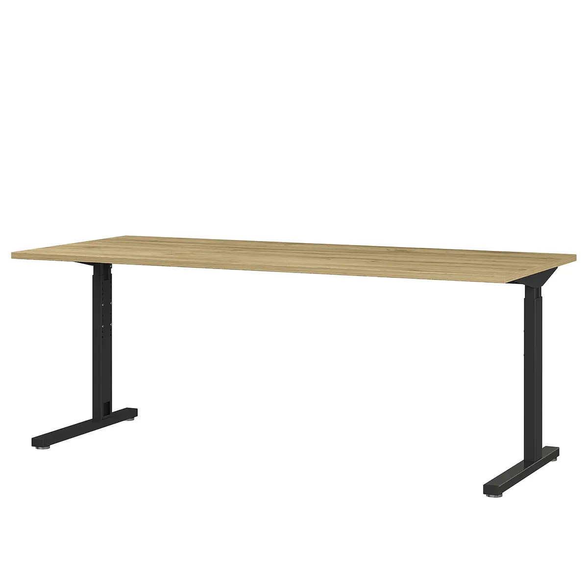 Schreibtisch 180cm Braun/Eiche Grandson Dekor | Braun
