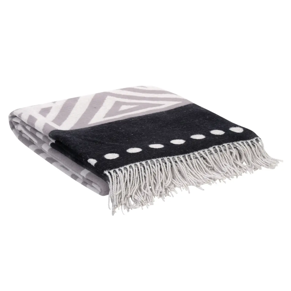 Plaid Amanda Cotton Global Tribe | Grau