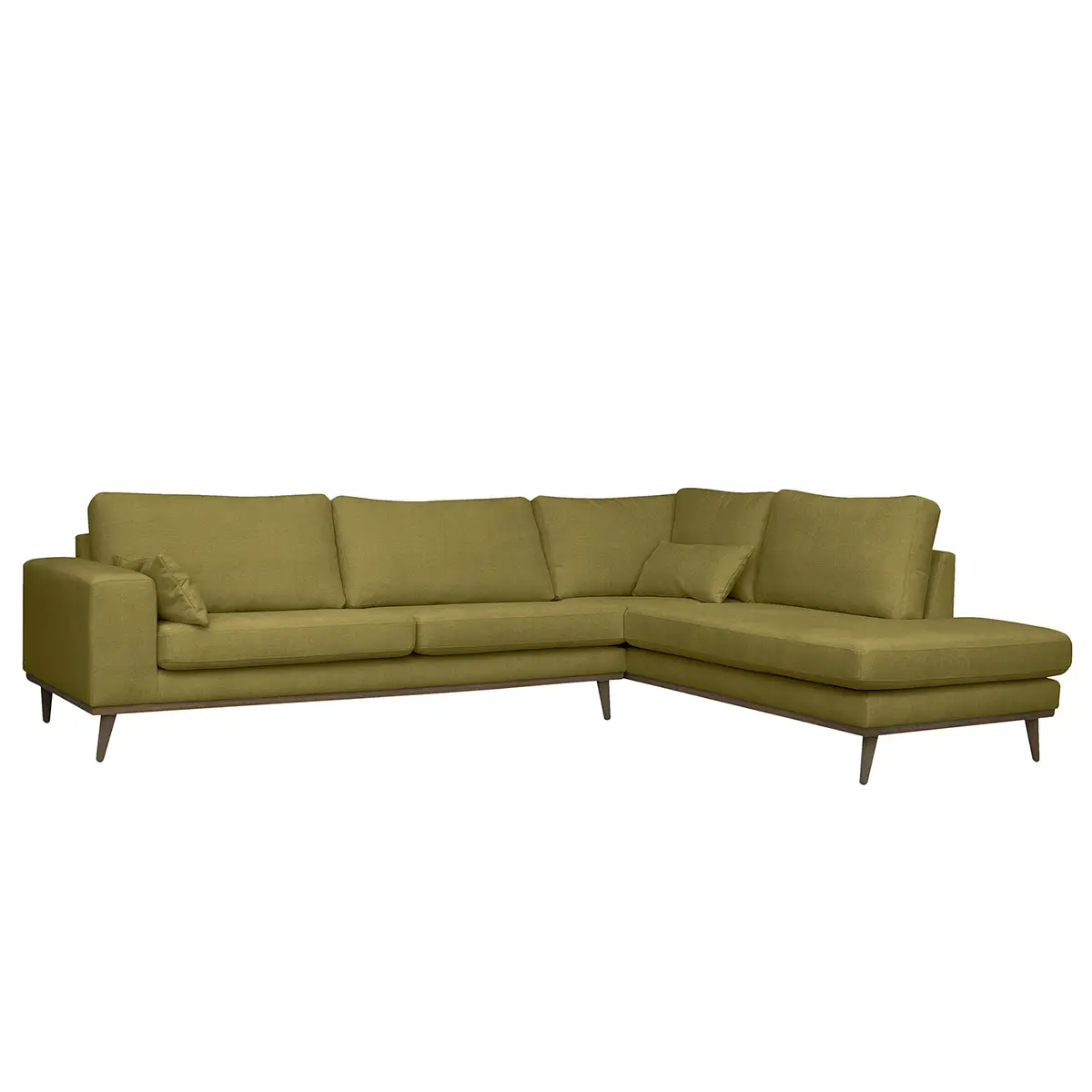 Ecksofa mit Ottomane Talta | Grün