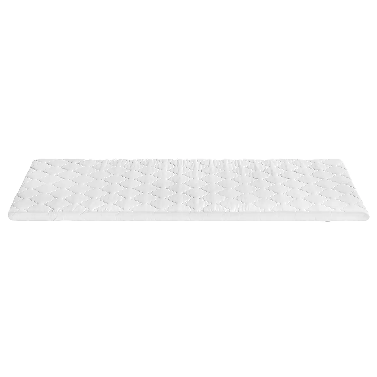 Kaltschaum-Topper 90cm Microfaser Weiß | Weiß