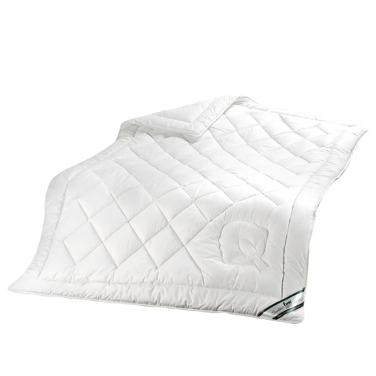 Duo-Steppbett kbA Baumwolle | Weiß