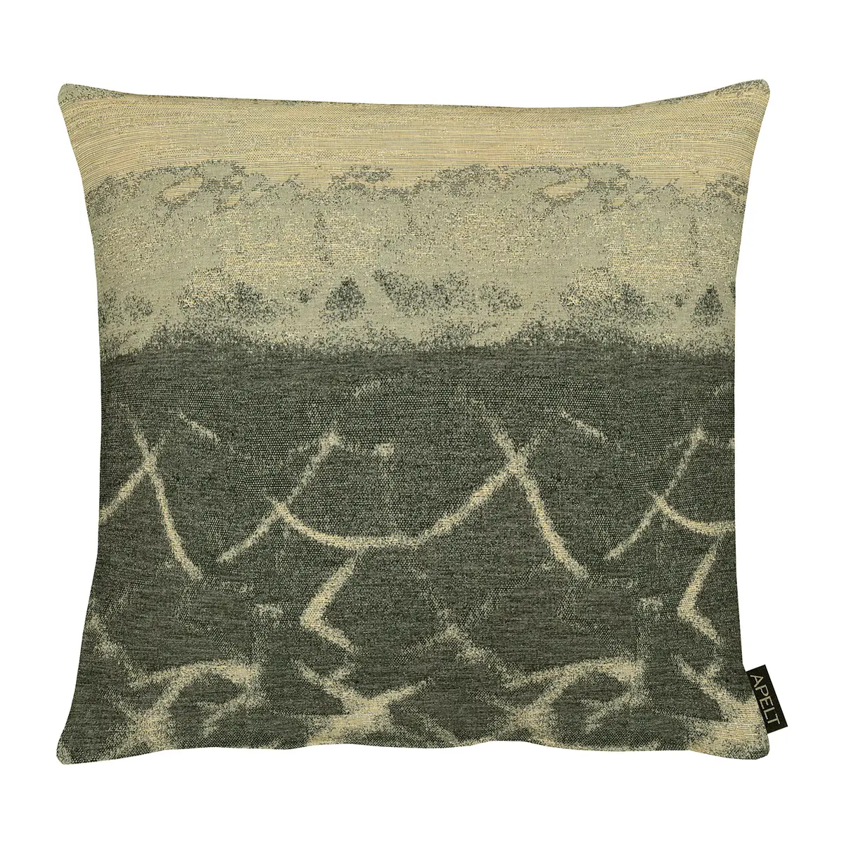 Dekokissen Opalia Grau/Anthrazit 45 x 45cm Mischgewebe | Grau