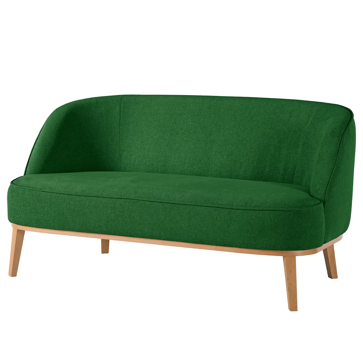 2,5-Sitzer Sofa Grün Webstoff Nere | Grün