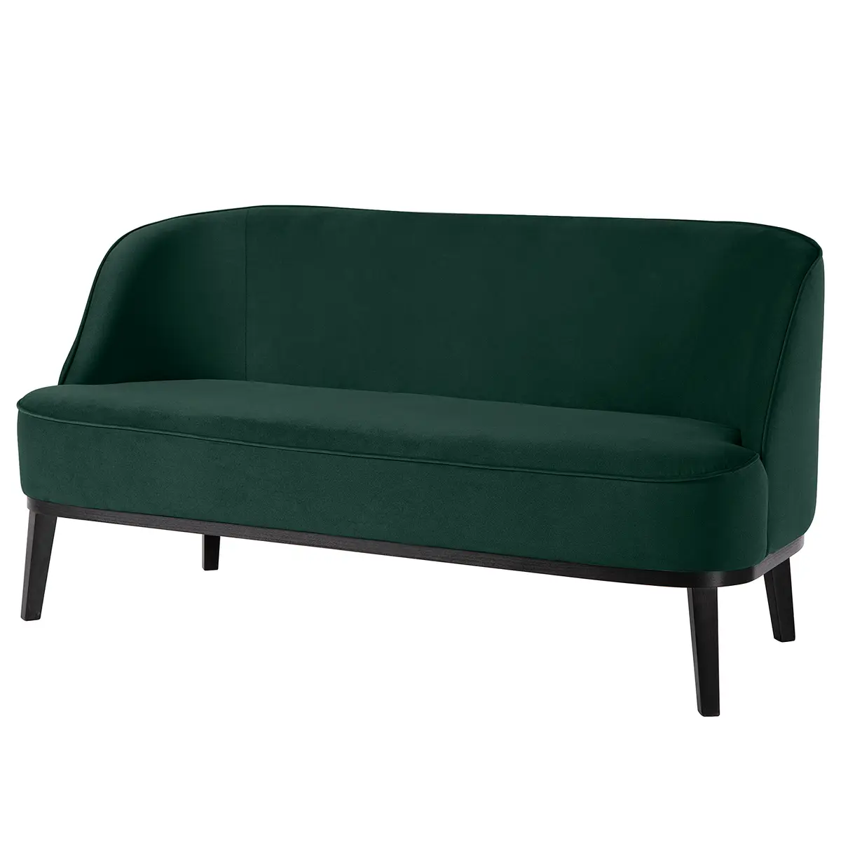 2,5-Sitzer Sofa Grün Microfaser Sela | Grün