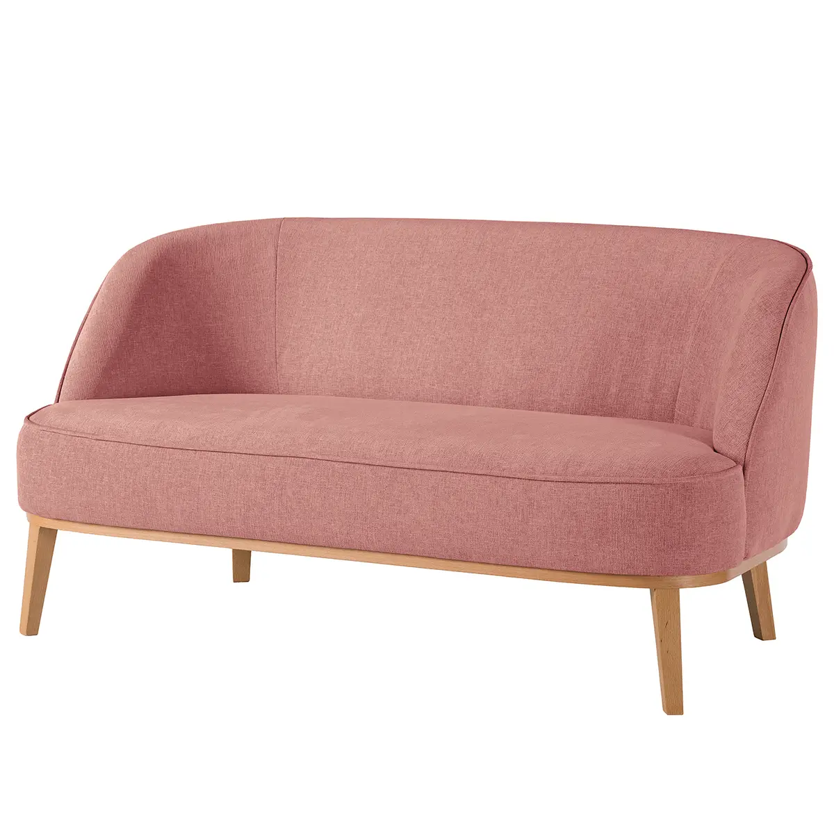 2,5-Sitzer Sofa Pink Webstoff Nere | Rosa