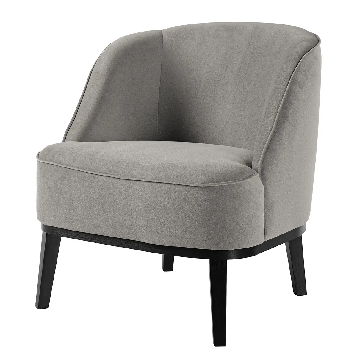 Sessel Grau Microfaser Sela | Grau