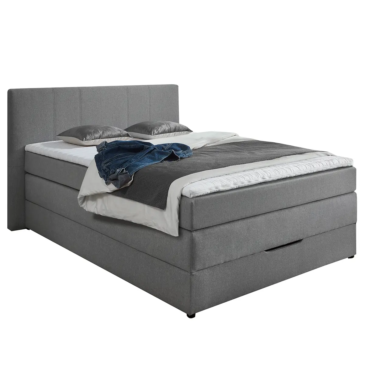 Boxspringbett Springerville | Grau