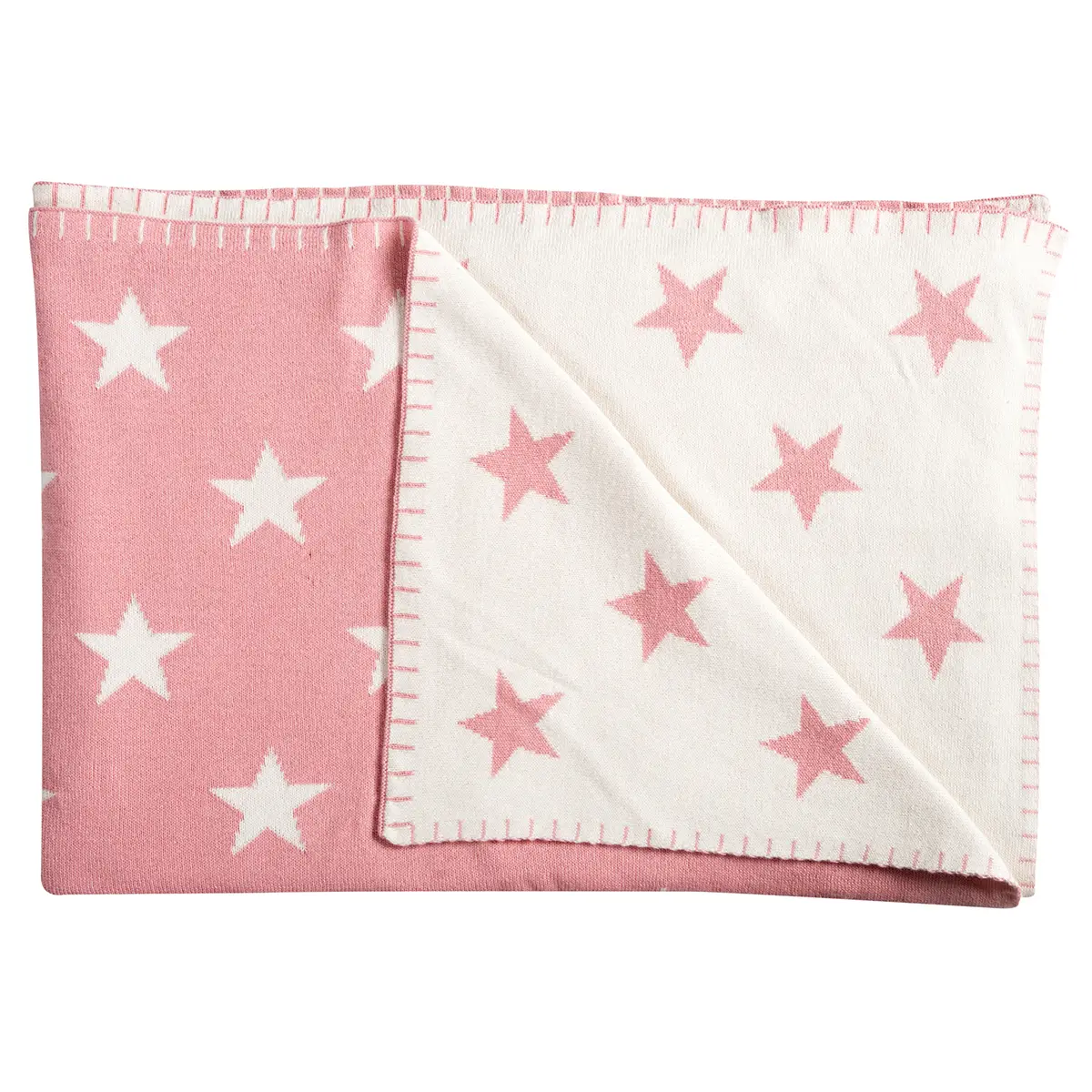 Babykuscheldecke Big Star | Rosa