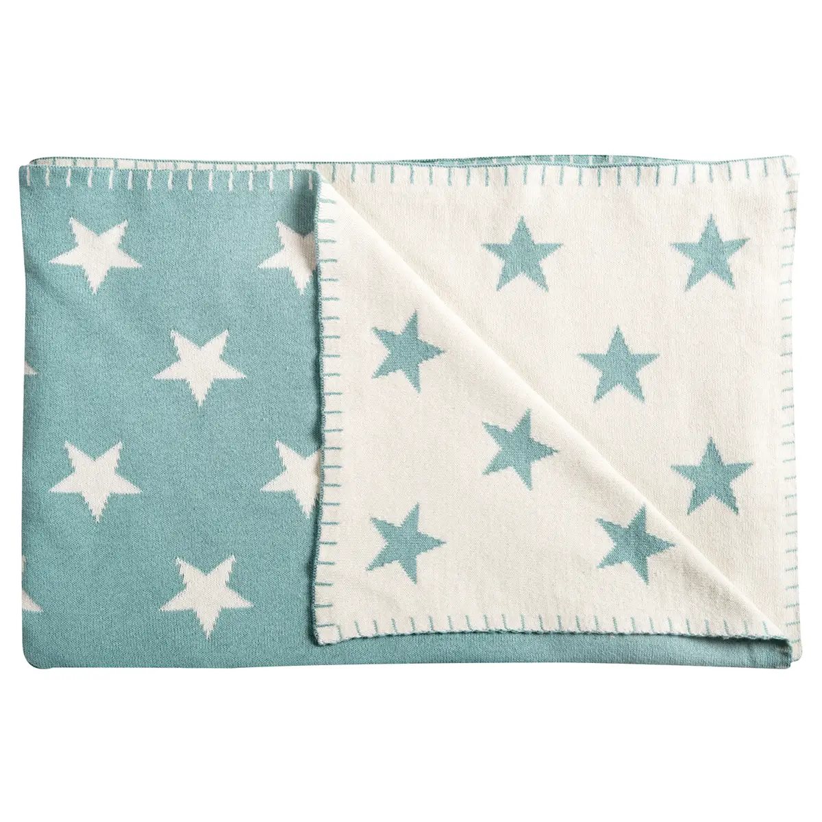 Babykuscheldecke Big Star | Grün