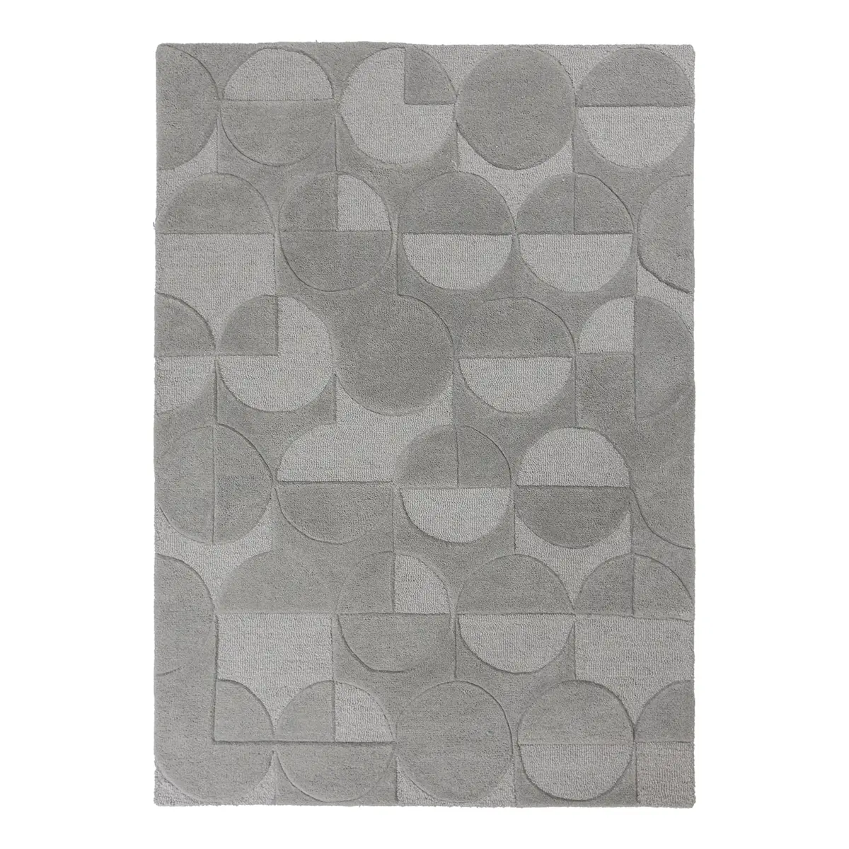 Wollteppich Gigi Grau/Grau 200 x 290cm Wolle | Grau
