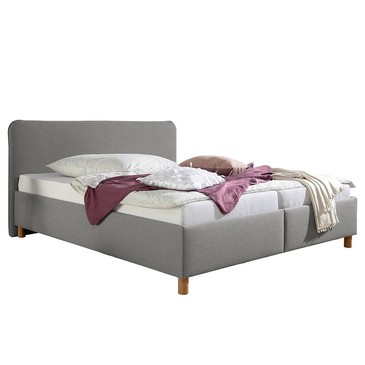Polsterbett Beechgrove 180 x 200cm | Grau
