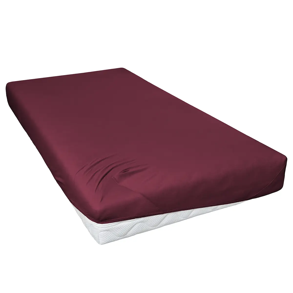 Jersey-Spannbetttuch Lom | Rot