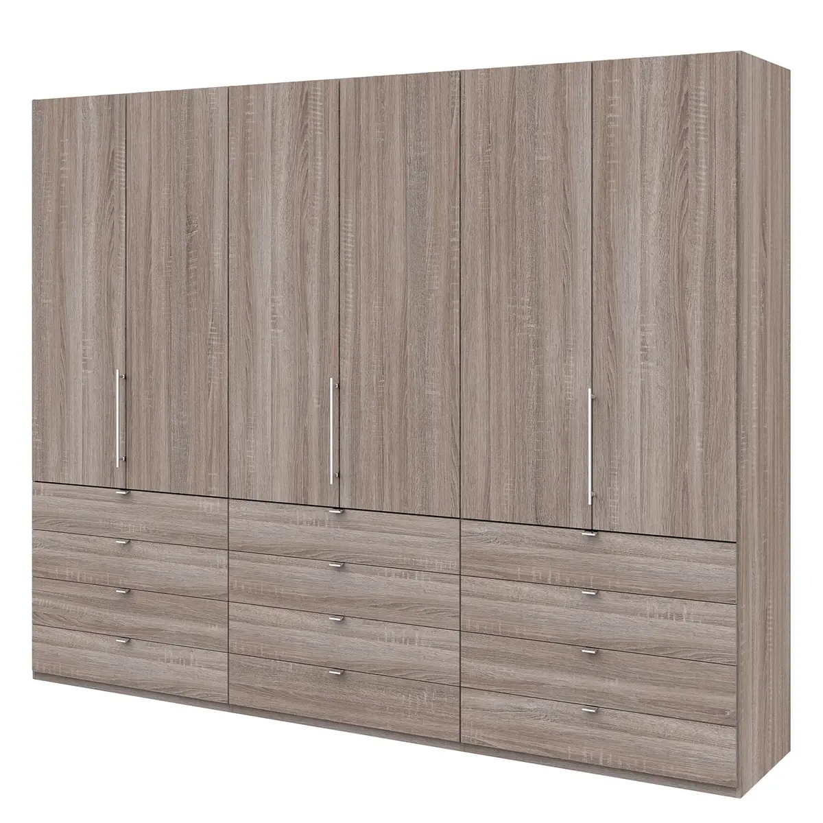 Falttürenschrank II | Braun