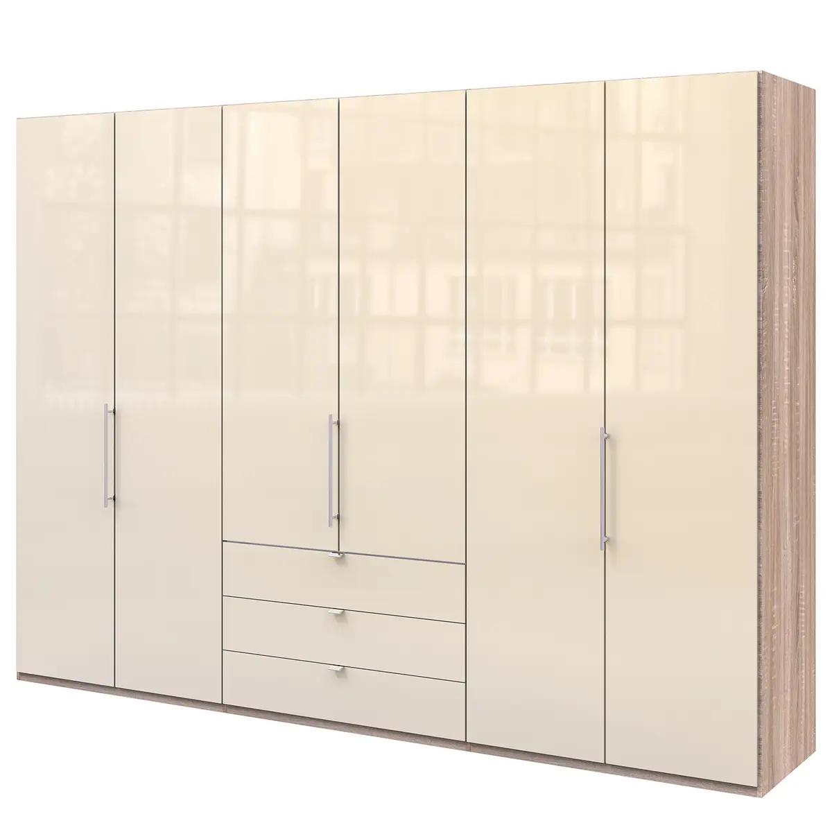 Falttürenschrank III | Braun