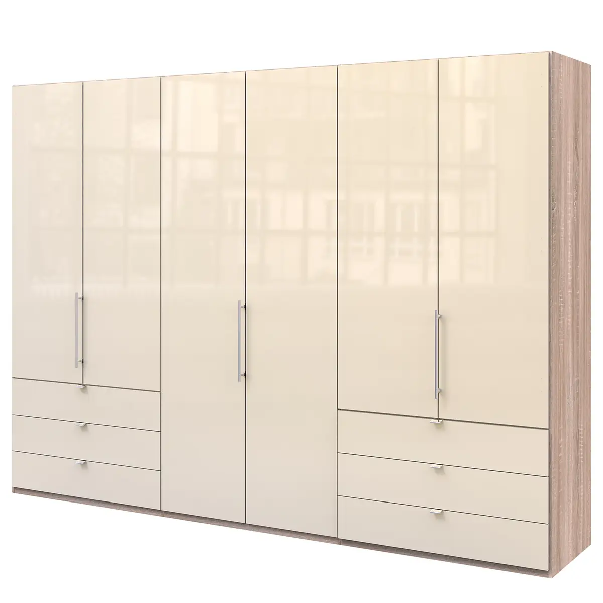 Falttürenschrank IV | Braun
