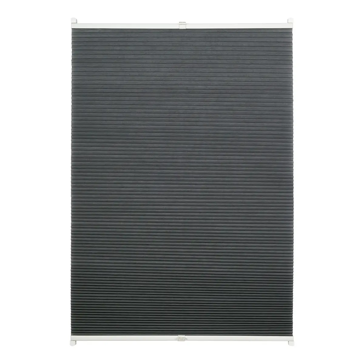 Waben-Plissee Klemmfix | Grau
