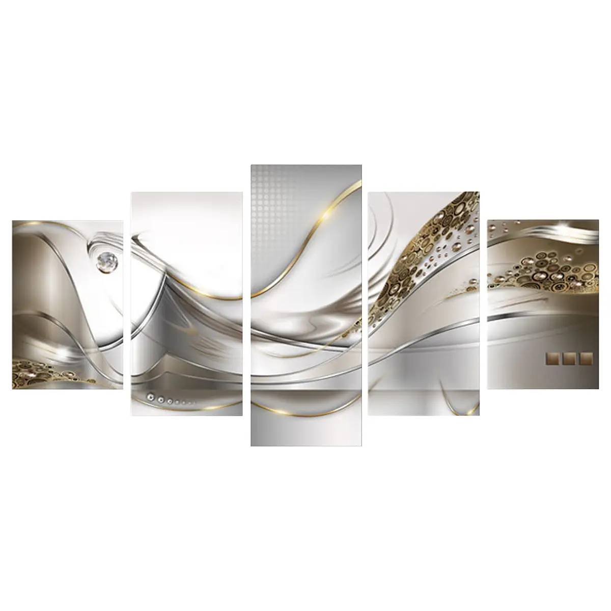 Wandbild Golden Flight | Braun