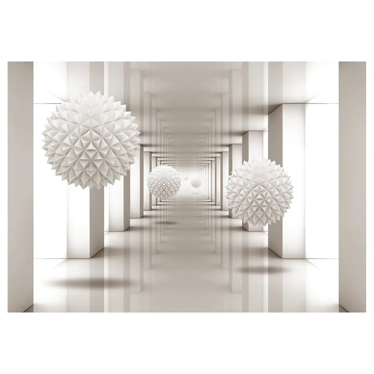 Vlies Fototapete Gateway to the Future | Grau