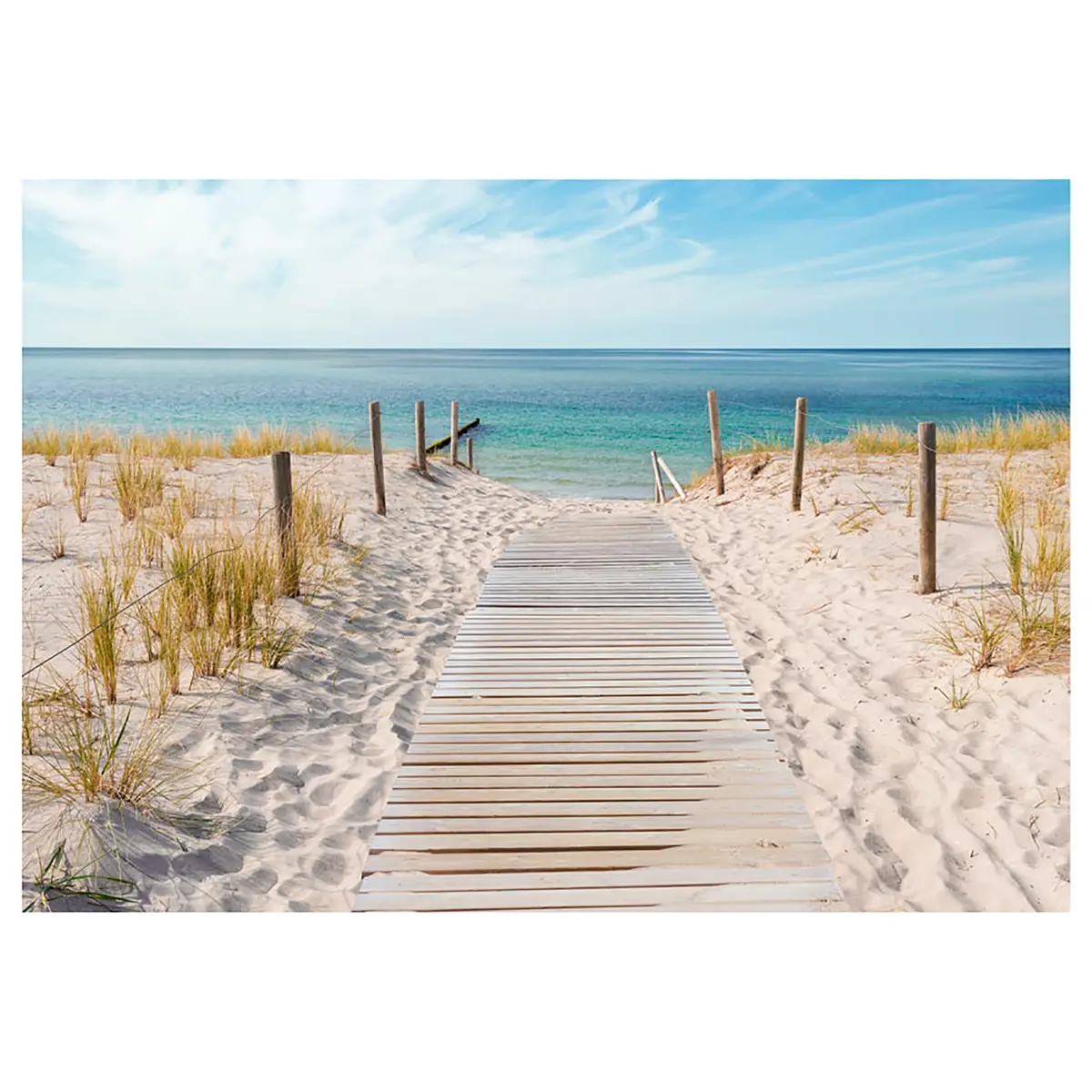Vlies Fototapete Urlaub am Meer | Mehrfarbig