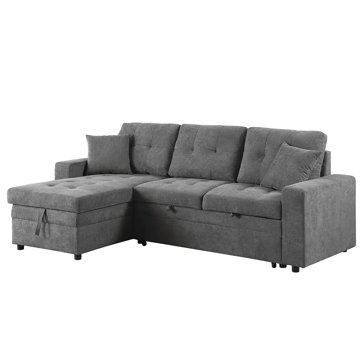 Ecksofa Luglon | Grau