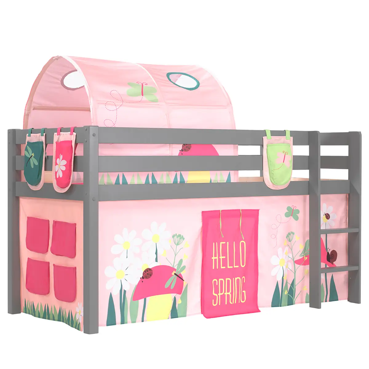 Spielbett Spring | Holztöne