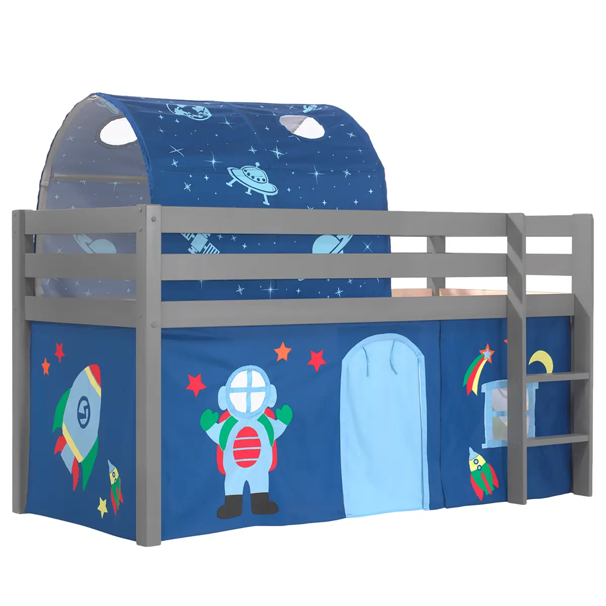 Spielbett Astro | Grau