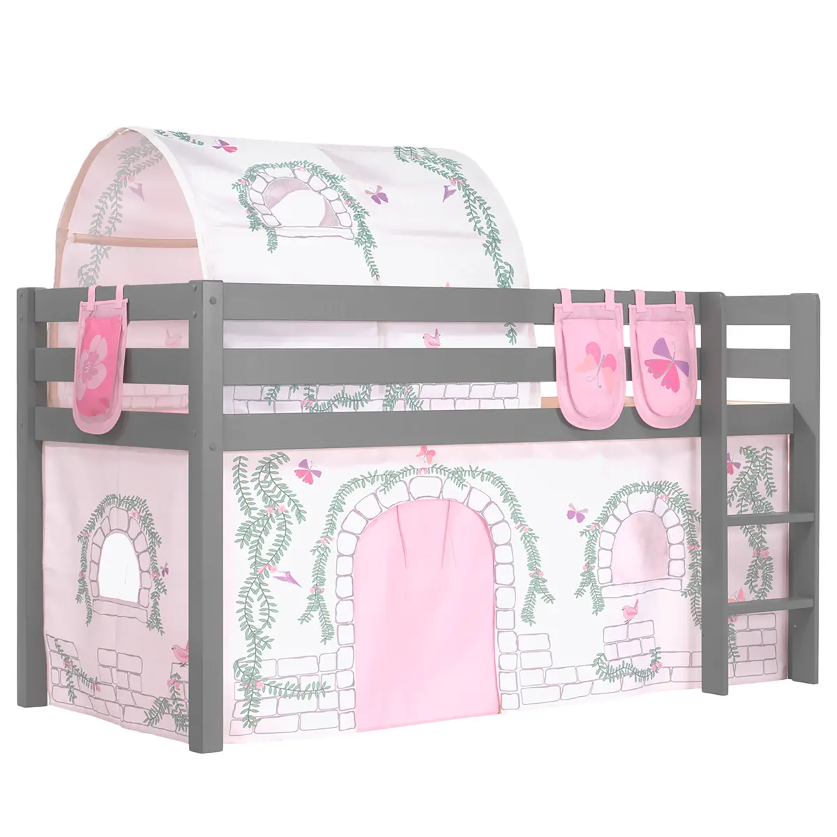 Spielbett Birdy | Grau