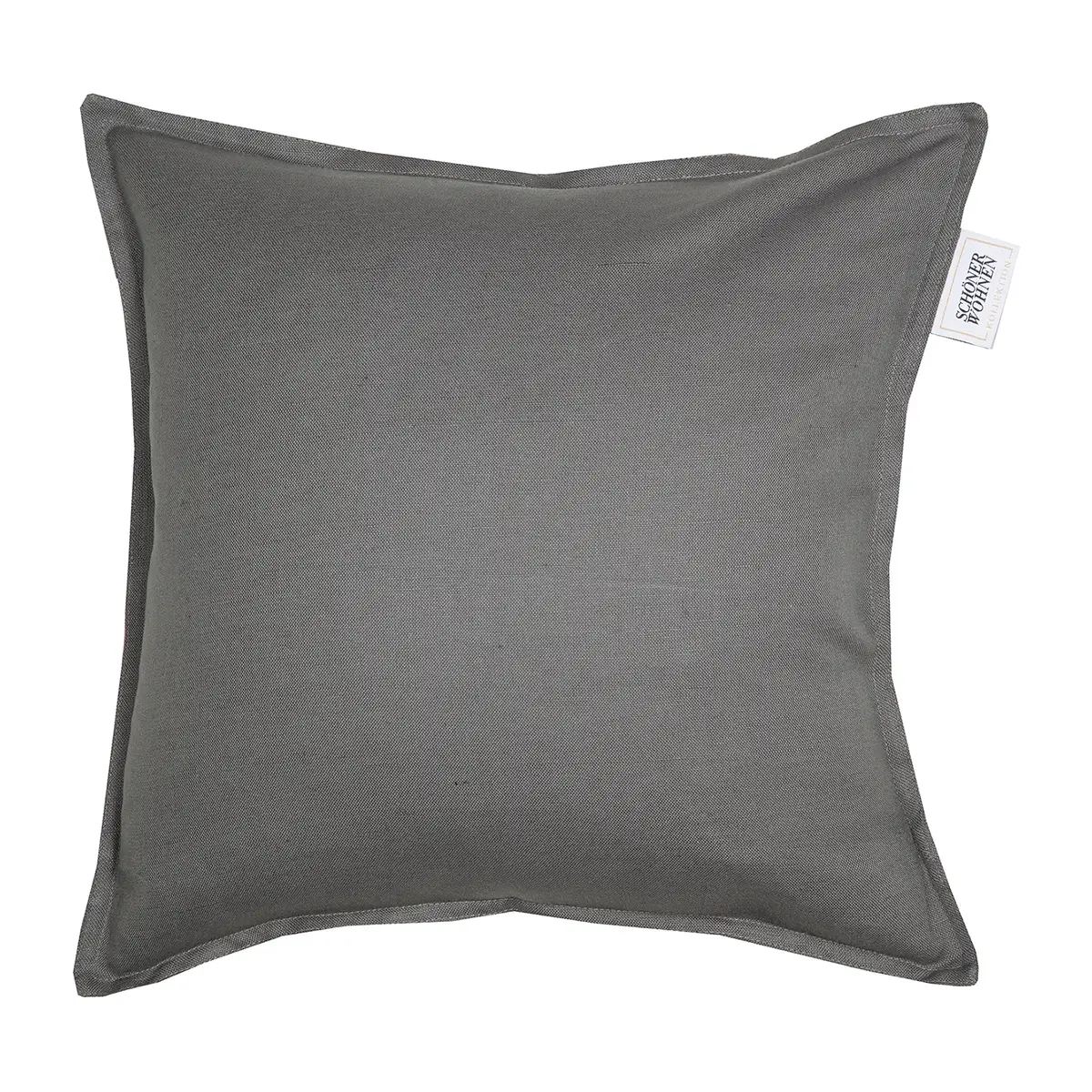 Kissenbezug Grau/Anthrazit 38 x 38cm | Grau