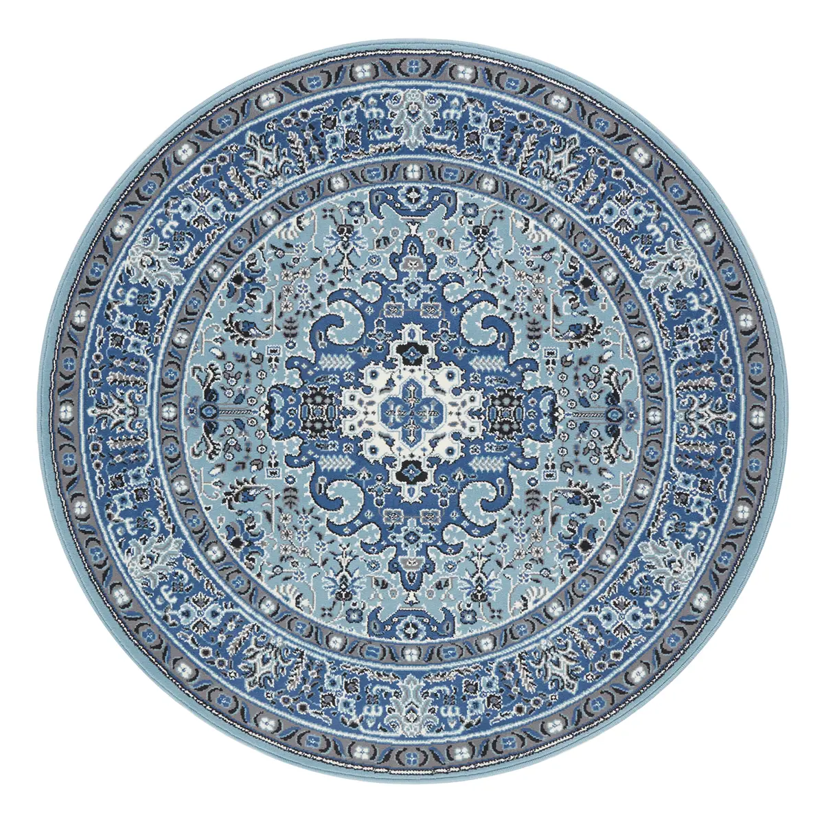 Kurzflorteppich Skazar Isfahan II | Blau