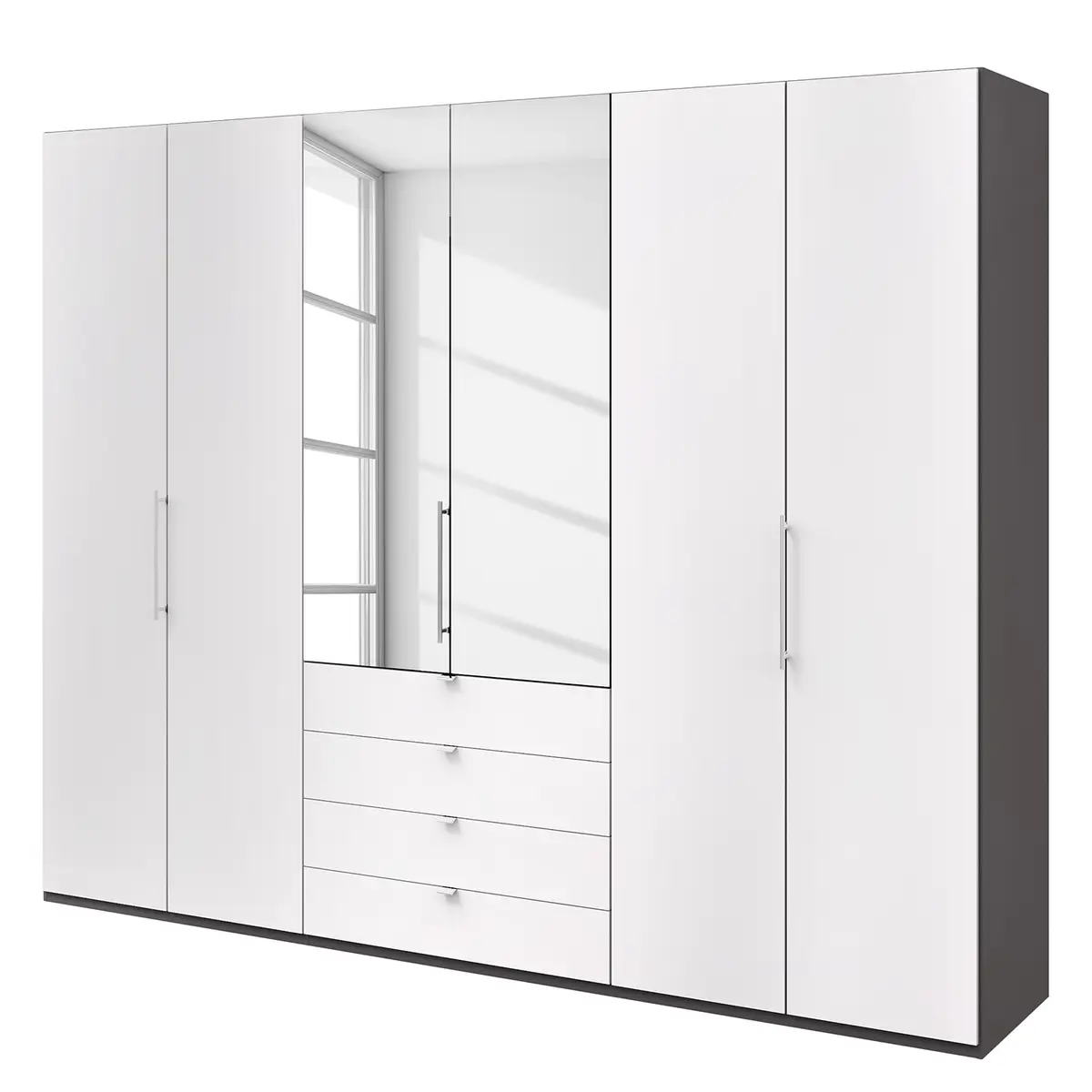 Falttürenschrank III | Braun