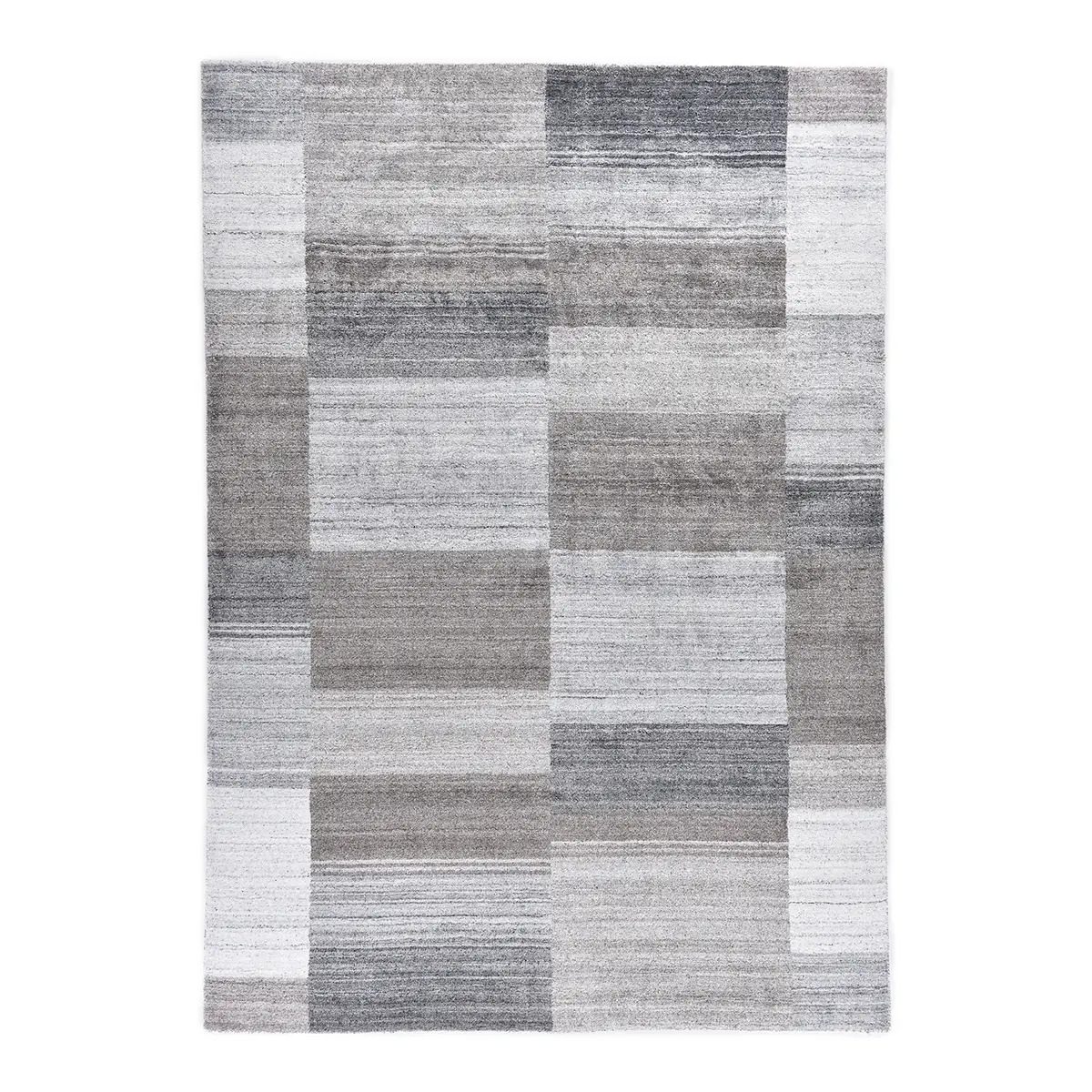 Kurzflorteppich Venice Camel Multi Grau 70 x 140cm | Mehrfarbig