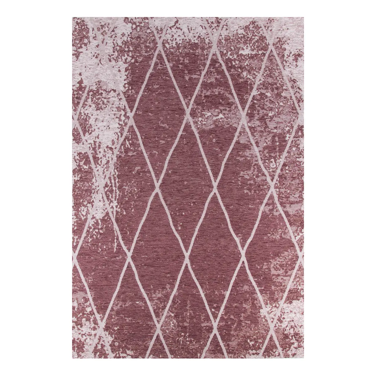 Fine Lines Teppich | Rosa