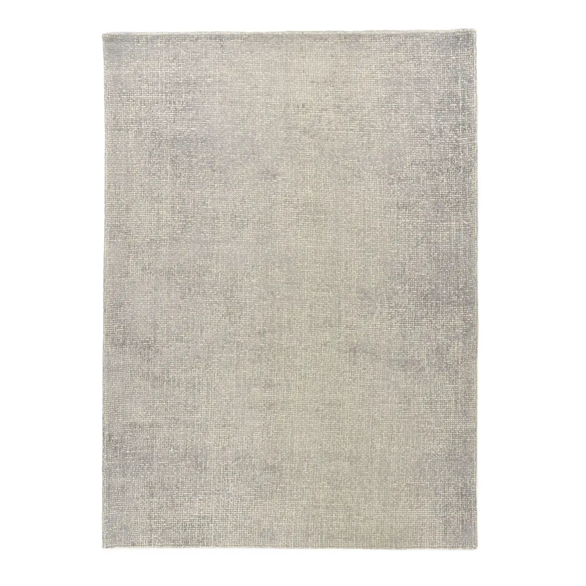 Wollteppich Groove I Silber/Silber 190 x 290cm Mischgewebe