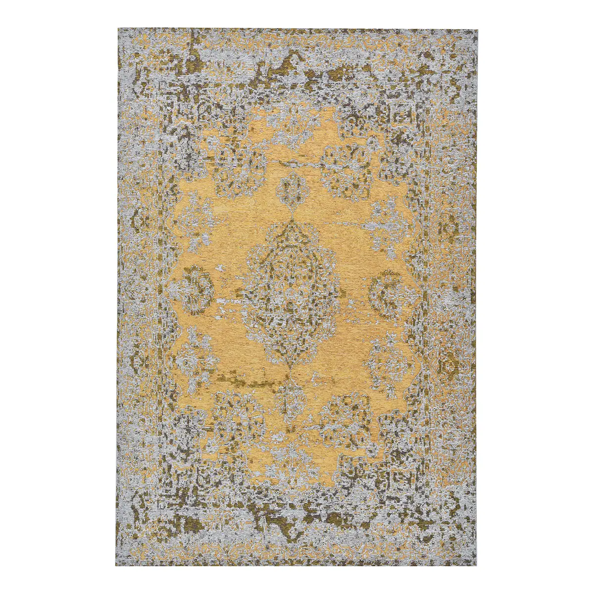 Läufer Funky Orient Kirman 60 x 230cm Gold/Gelb | Gelb