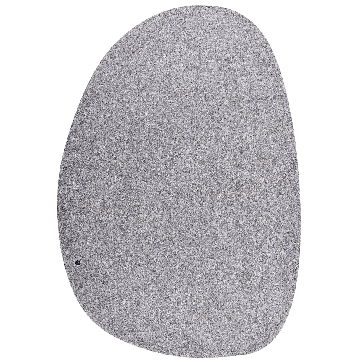 Hochflor-Teppich Cozy Uni Pebble | Grau