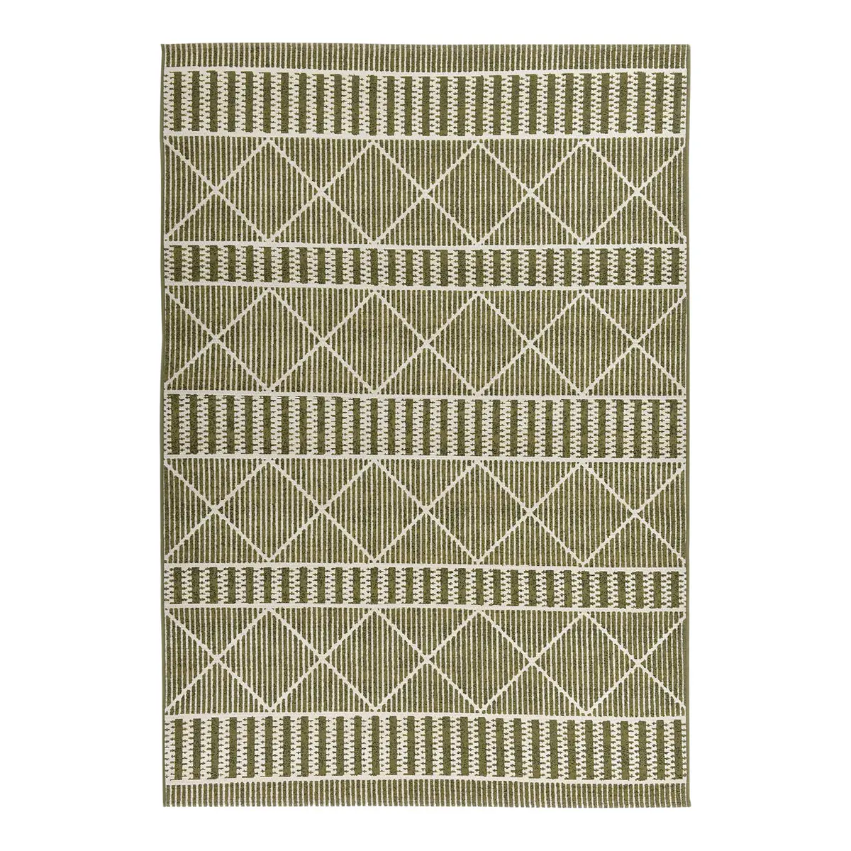 Outdoorteppich Funky Geometric Grün/Grün | Grün