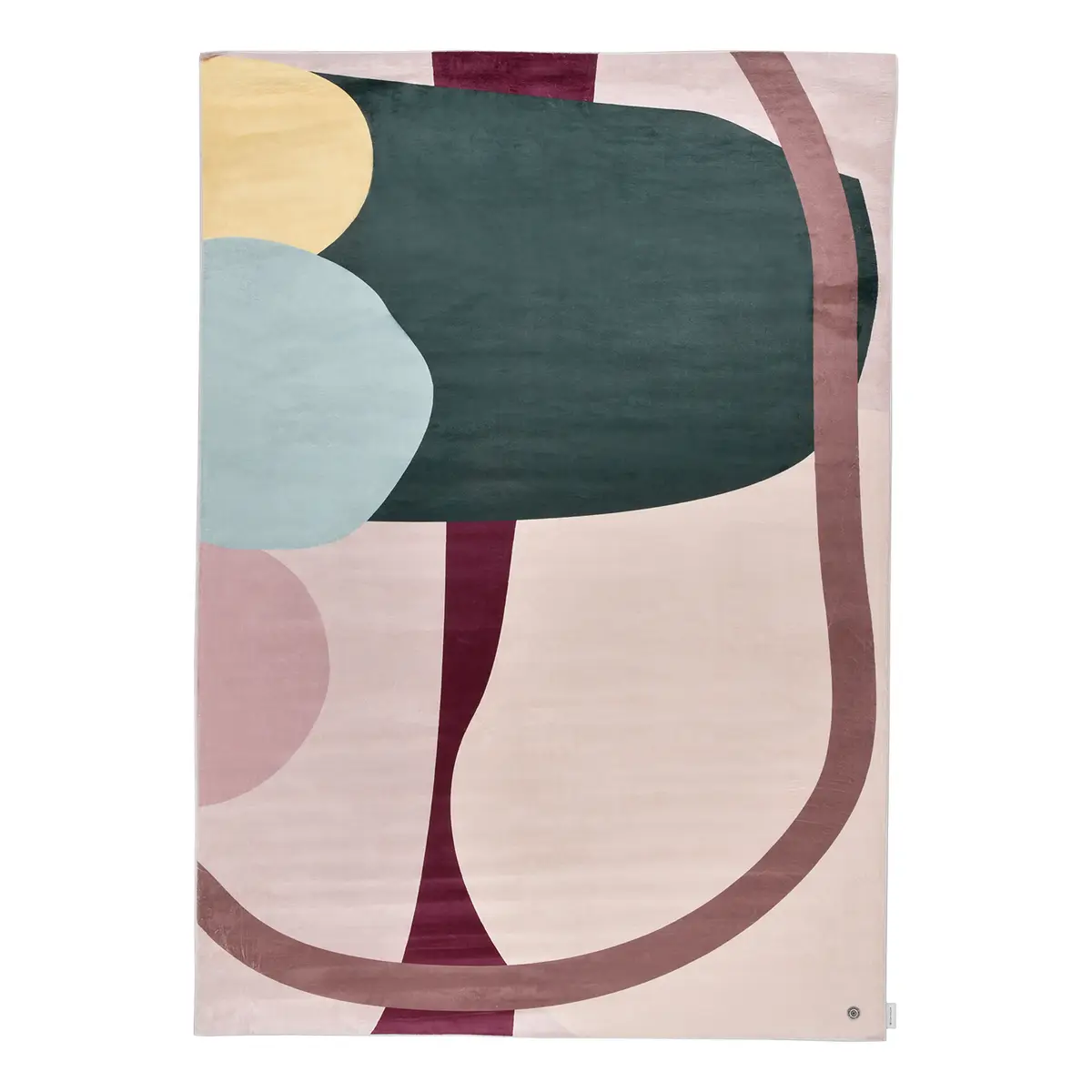 Kurzflorteppich Shapes Four Grün 160 x 230cm | Grün