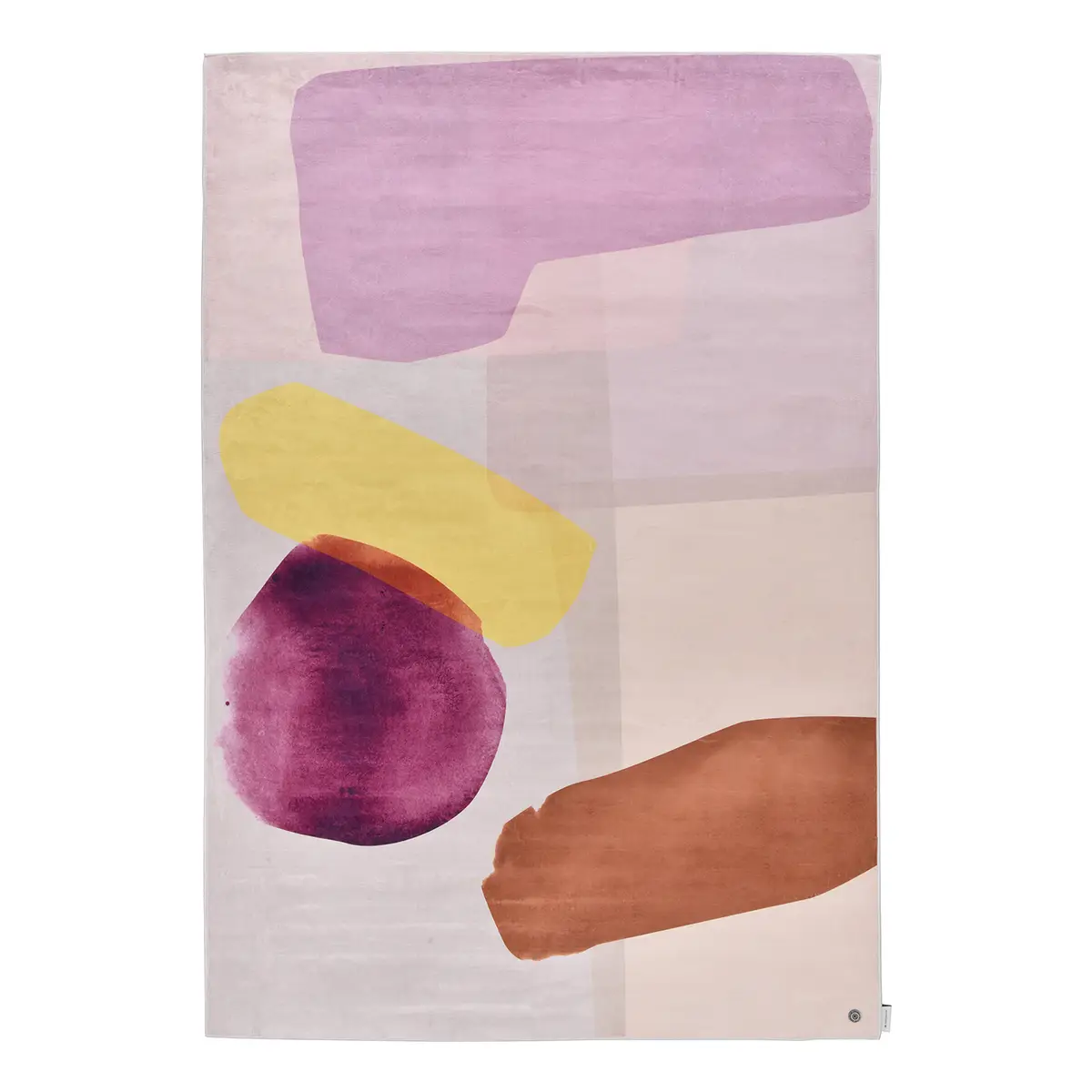 Kurzflorteppich Shapes Three Beige | Beige