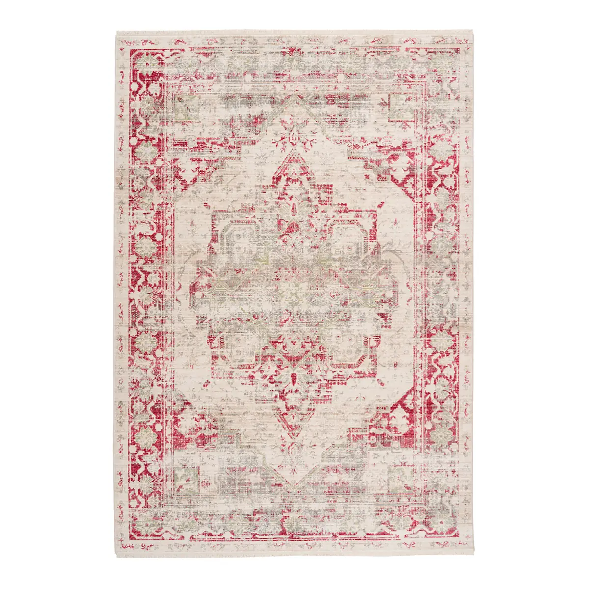 Kurzflorteppich Baroque 100 Beige 160 x 230cm | Beige