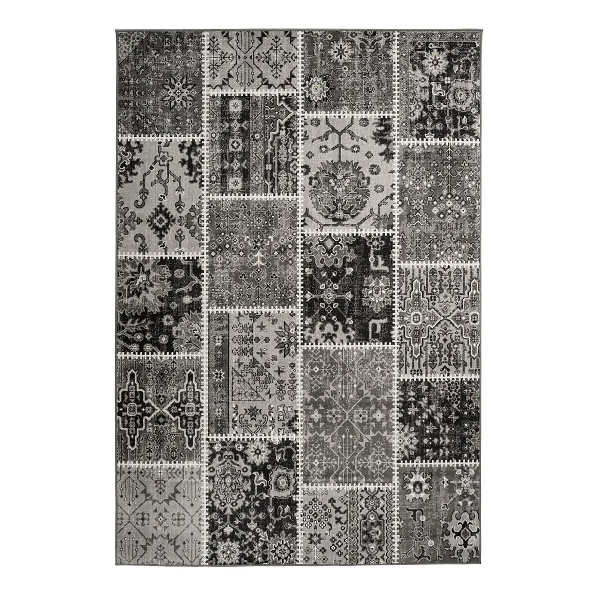 Kurzflorteppich Ariya 425 Grau/Grau 200 x 290cm Webstoff | Grau