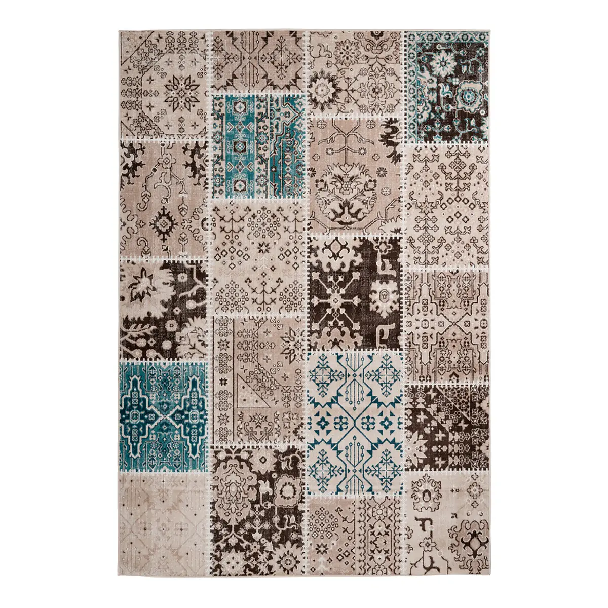 Kurzflorteppich Ariya 425 Braun/Taupe 200 x 290cm | Braun
