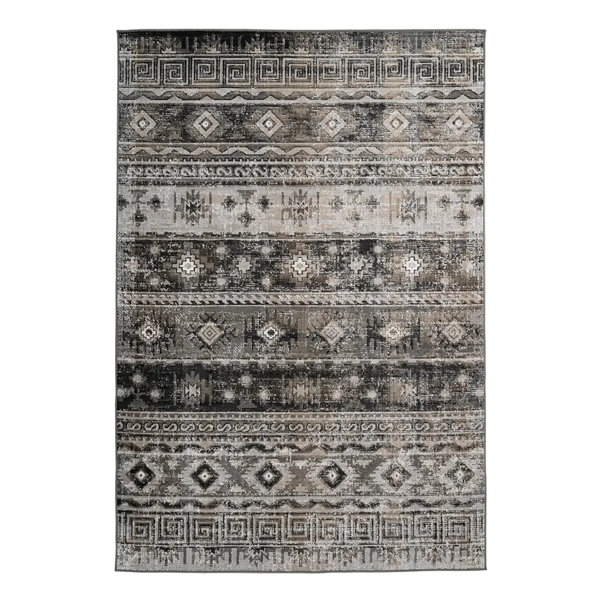 Kurzflorteppich Ariya 325 Grau/Grau 120 x 170cm | Grau