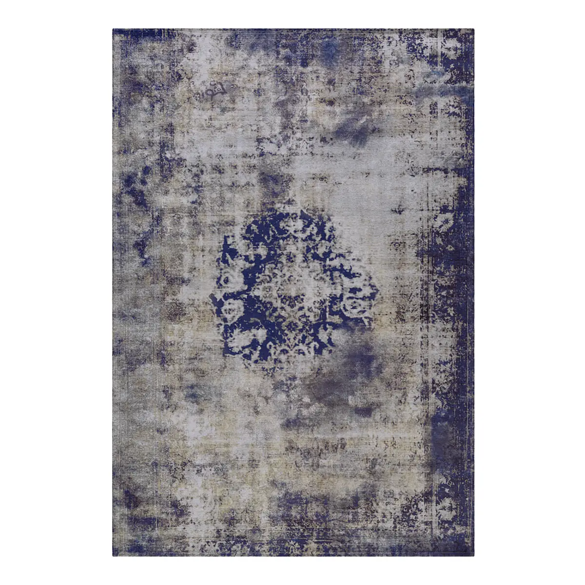 Kurzflorteppich Vintage 8403 Blau/Blau 160 x 230cm | Blau