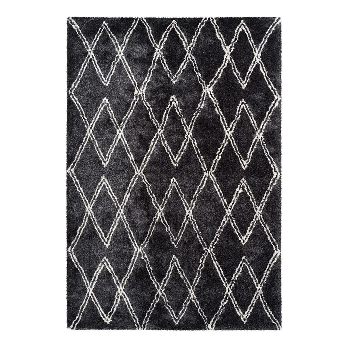Kurzflorteppich Orlando 325 Grau/Anthrazit 80 x 150cm | Grau