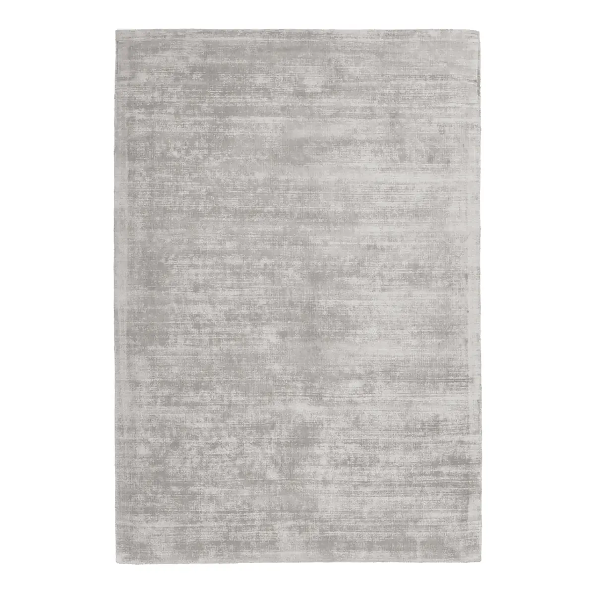 Kurzflorteppich Village 125 Silber/Silber 200 x 290cm Seide