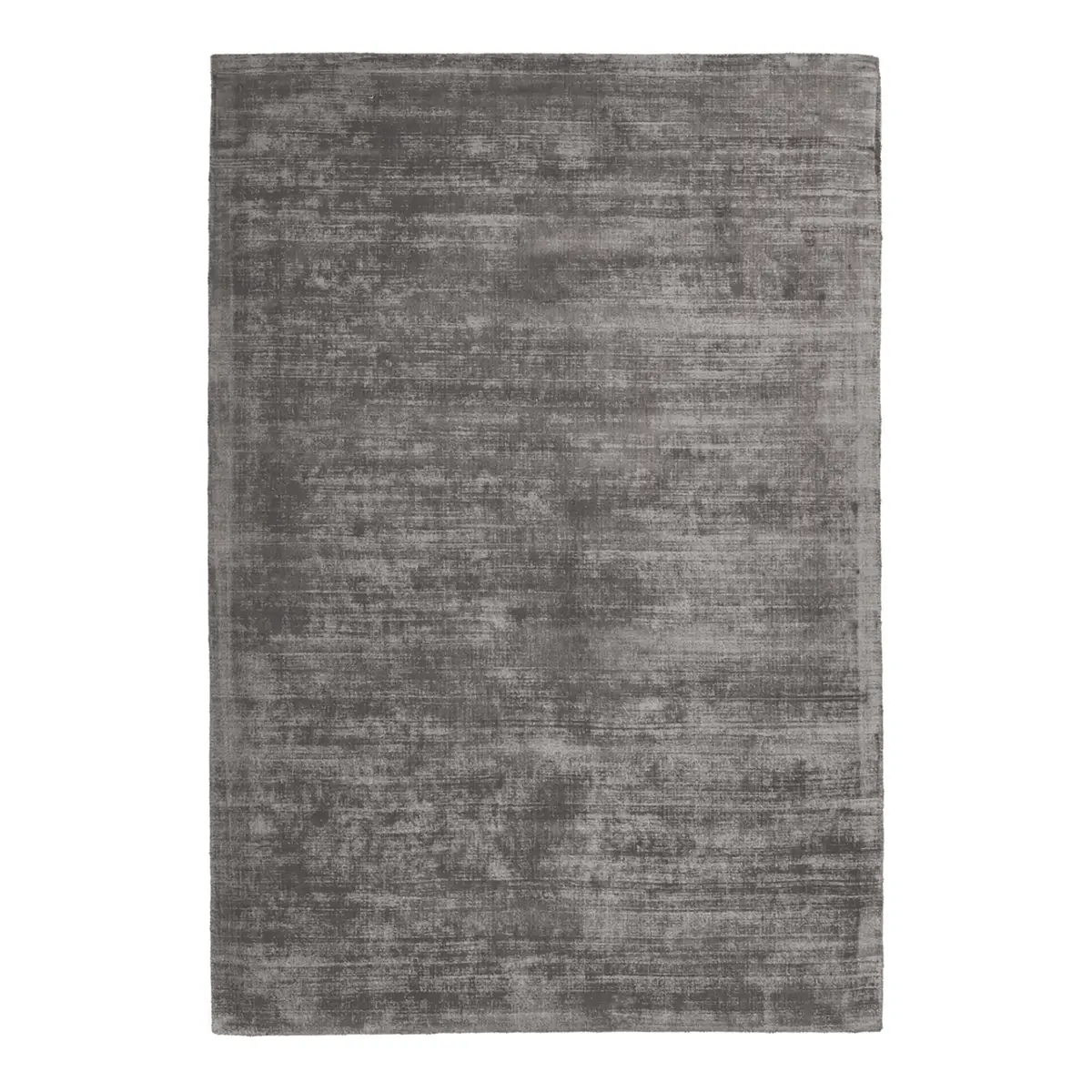 Kurzflorteppich Village 125 Grau/Grau 120 x 170cm Seide | Grau